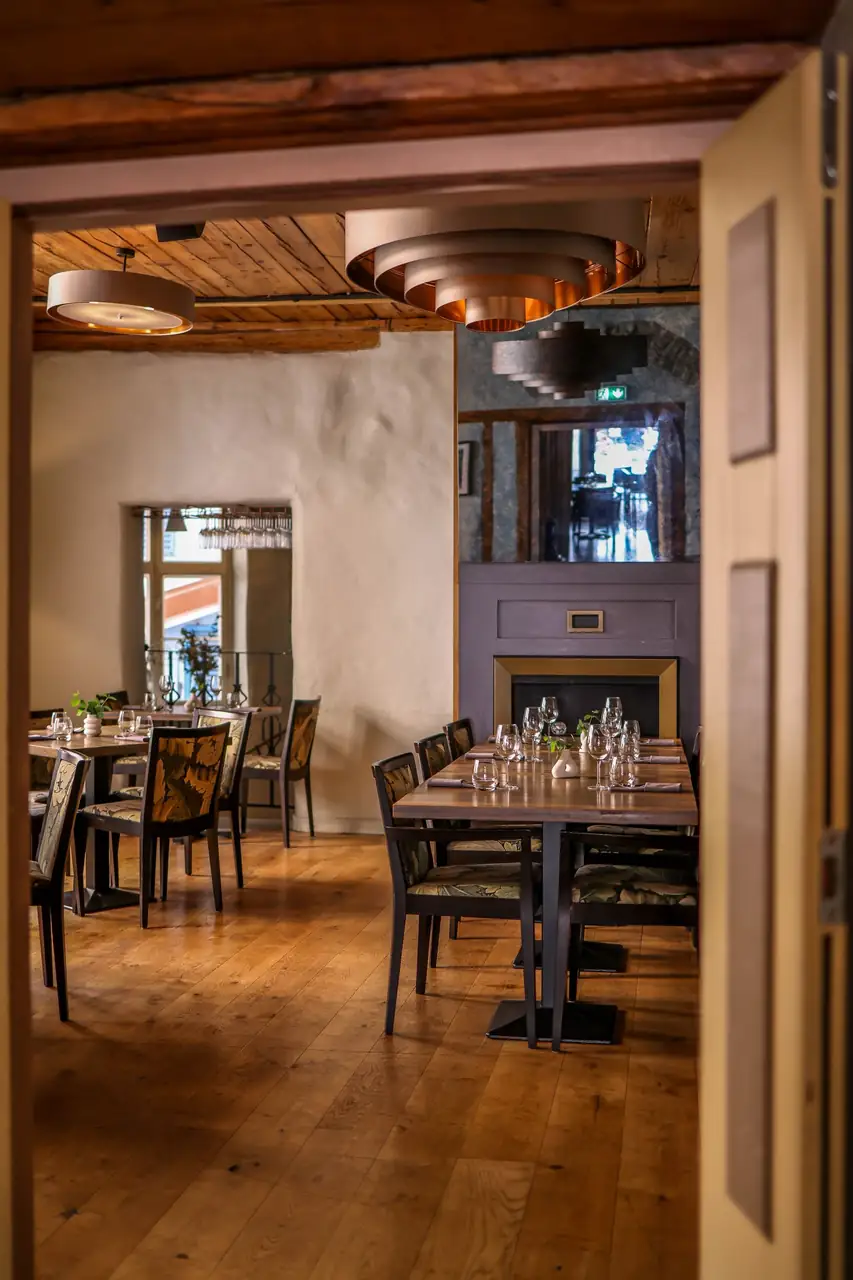 Elegante Restaurant-Atmosphäre