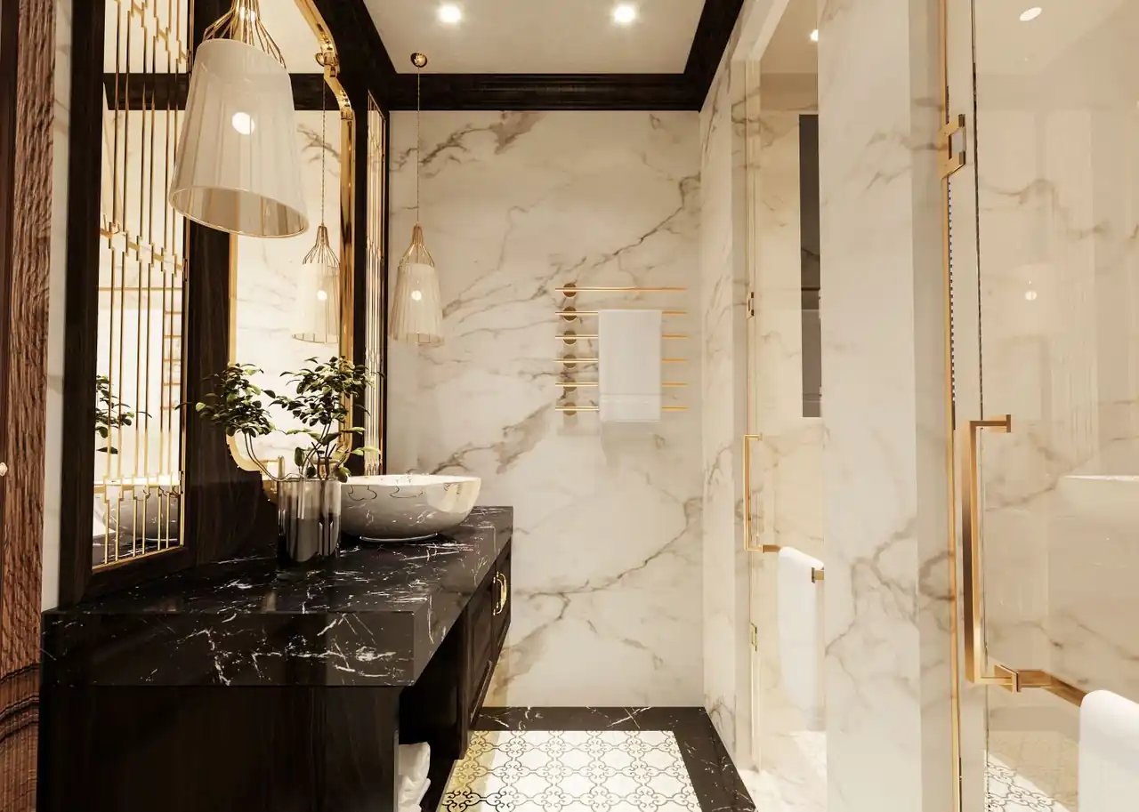 Luxus Badezimmer Marmor