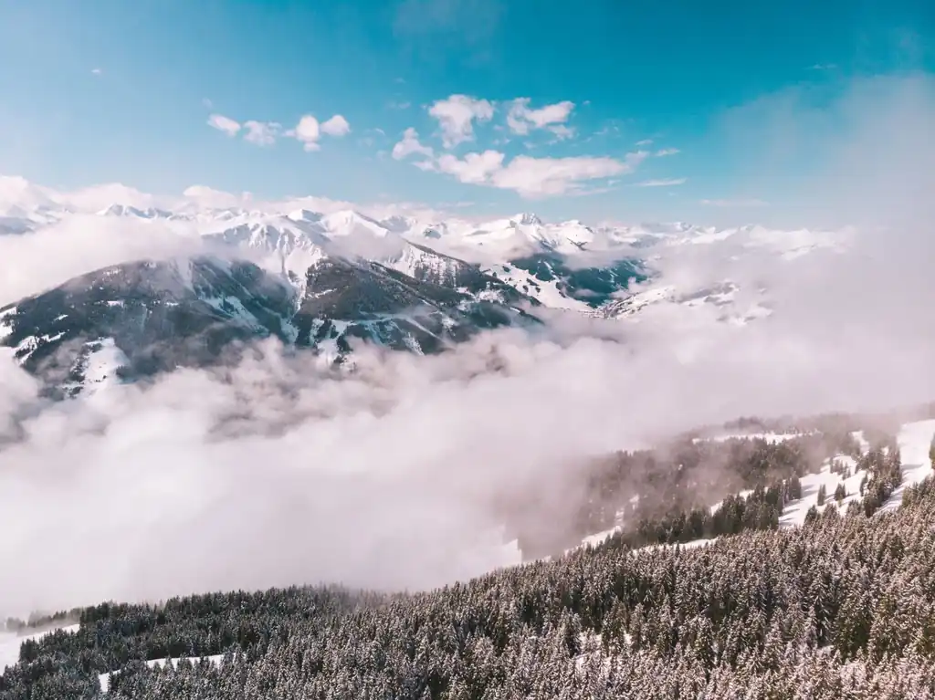 Schneebedeckte Berge